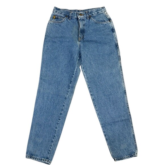 VTG 90s CHIC Relaxed Plus Blue Jeans Size 9 High Rise Mom NWT - Picture 1 of 6